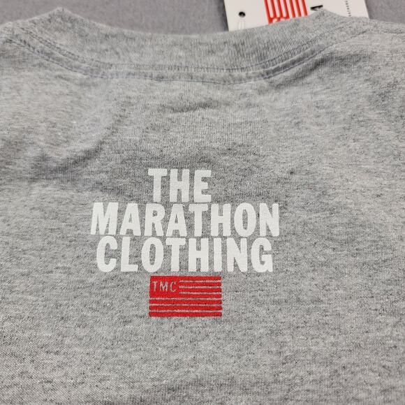 The Marathon Clothing Shirt Mens Small Gray Crenshaw Script Graphic TMC Crewneck - Picture 6 of 9